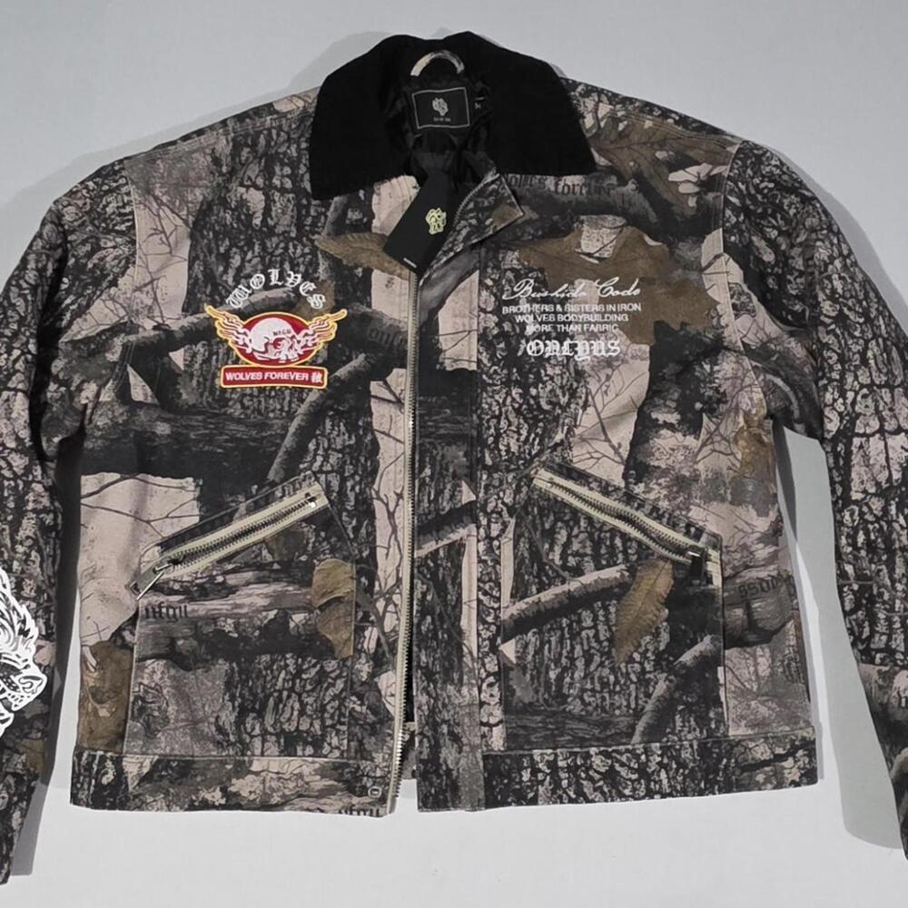 Darc Sport Bushido Code Camo Carhartt like Zip Up Jacket